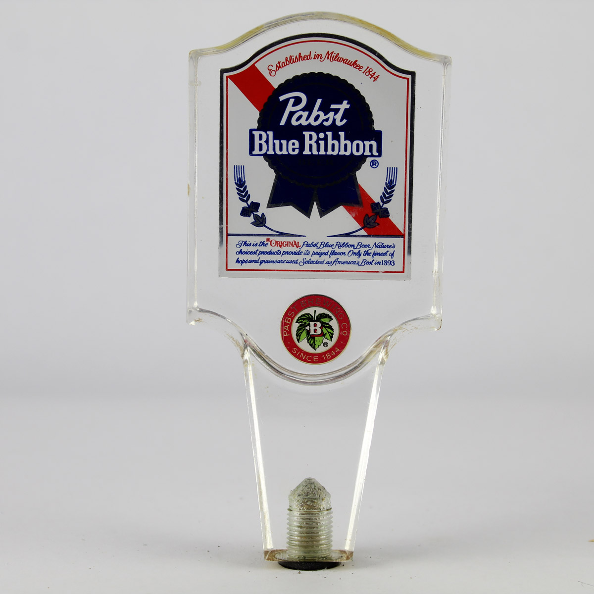 Beer Tap Handle Pabst Blue Ribbon 1980's 6" Tall Display Shack